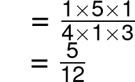 multiplying three fractions remove common factors